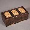 small inlaid wooden box